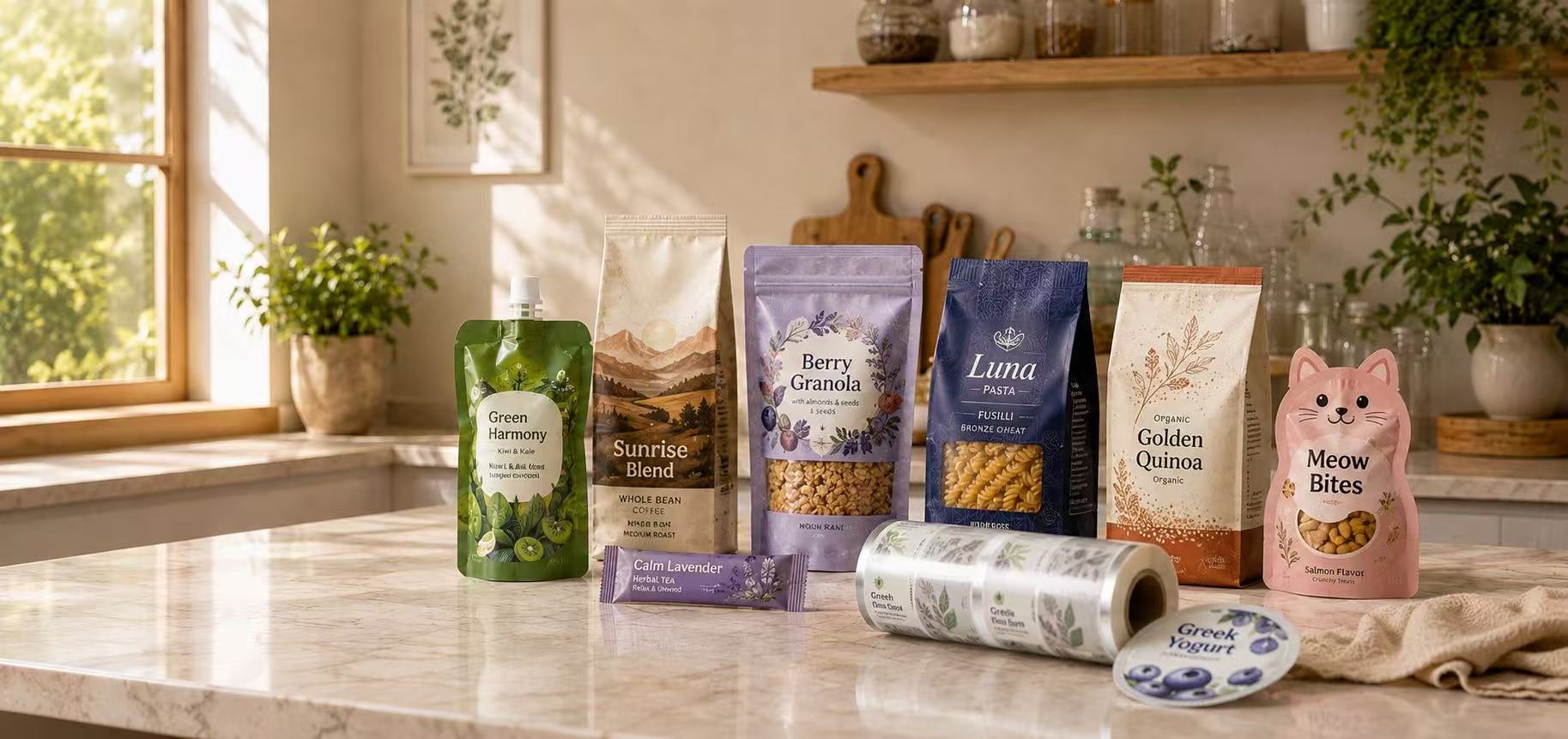 Yuesheng Packaging custom flexible packaging type collection