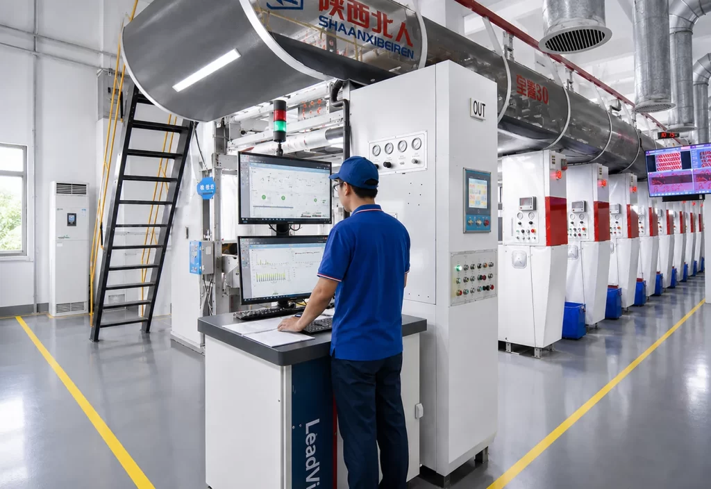 Gravure printing machine workshop for custom printed flexible packaging pouches and roll film